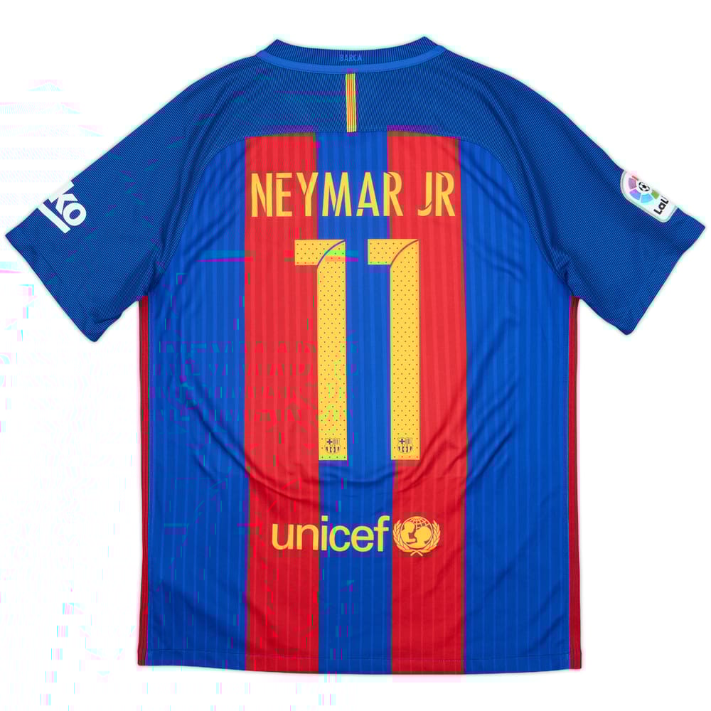 2016-17 Barcelona Home Shirt Neymar Jr #11 - 10/10 - (M)