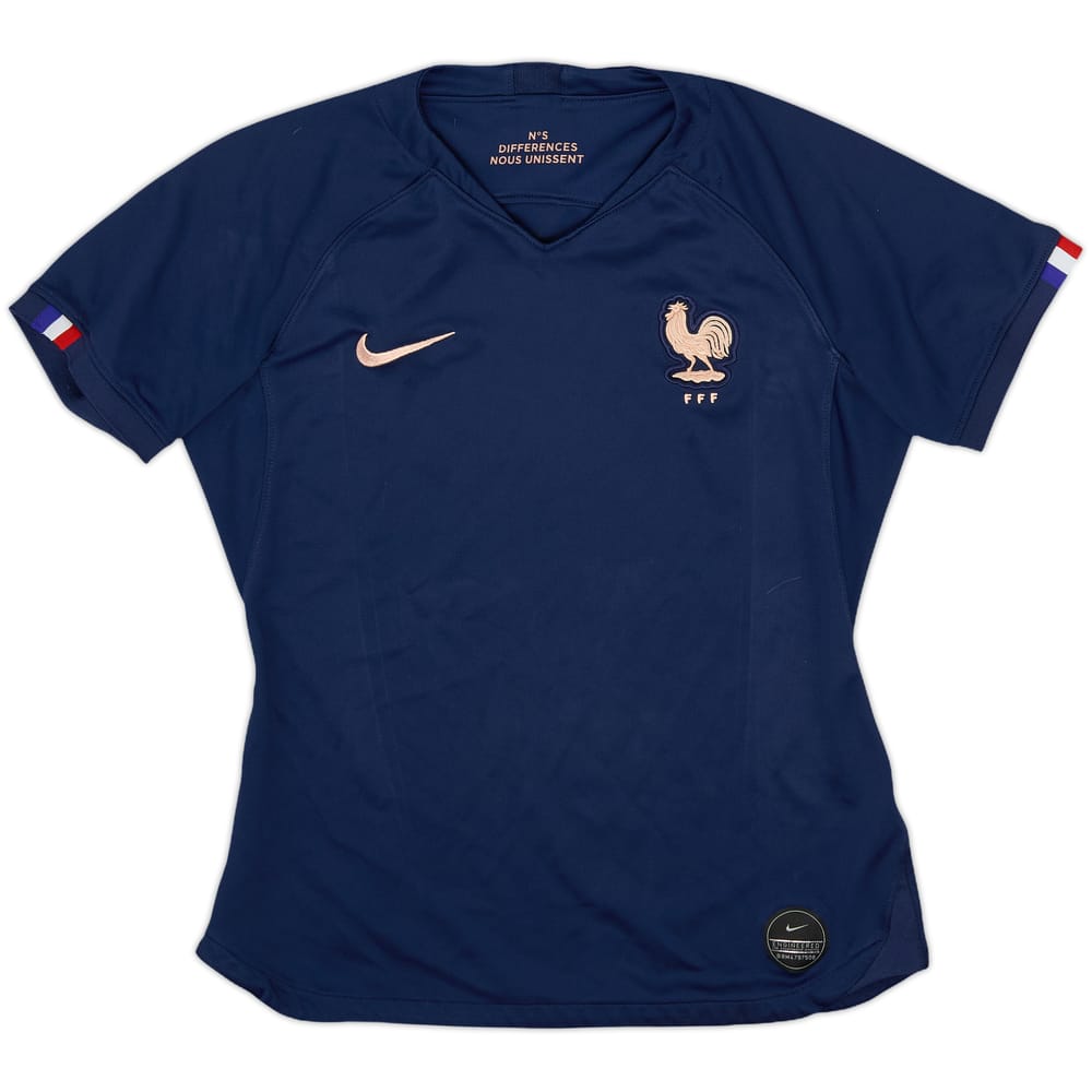 2019 France Centenary Home Shirt - 9/10 - (Women's S)
