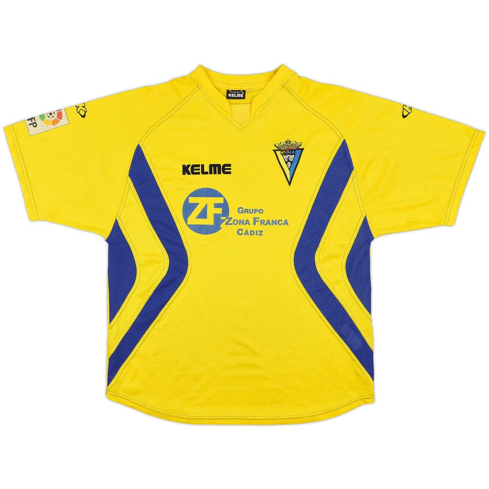 2003-04 Cadiz Home Shirt - 8/10 - (M)