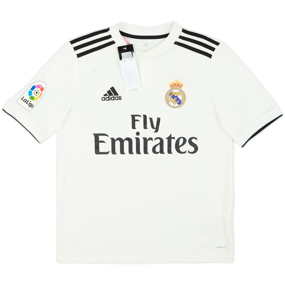 2018-19 Real Madrid Home Shirt (L.Boys)