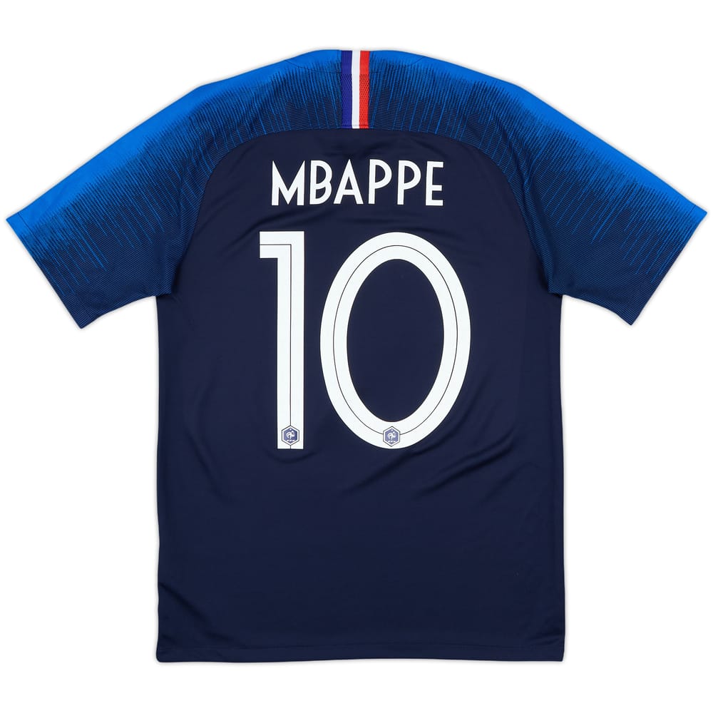 2018 France Home Shirt Mbappe #10 - 10/10 - (S)