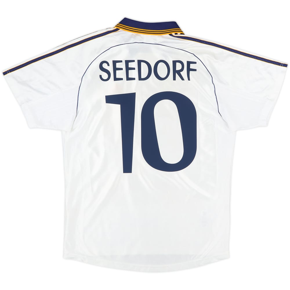 1998-00 Real Madrid Home Shirt Seedorf #10 - 8/10 - (M)