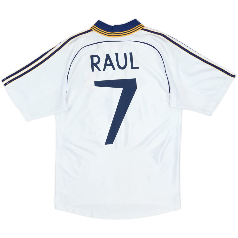 1998-00 Real Madrid Home Shirt Raul #7 - 8/10 - (S)