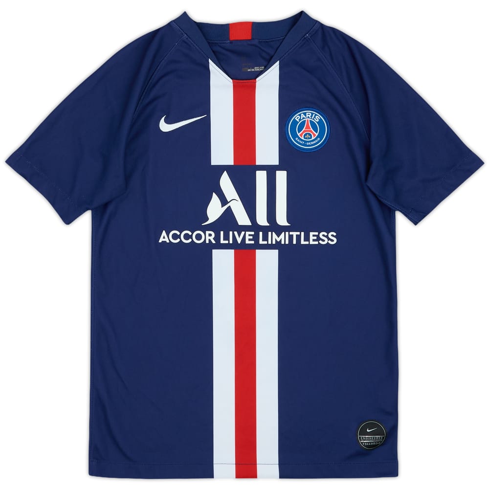 2019-20 Paris Saint-Germain Home Shirt - 8/10 - (L.Boys)
