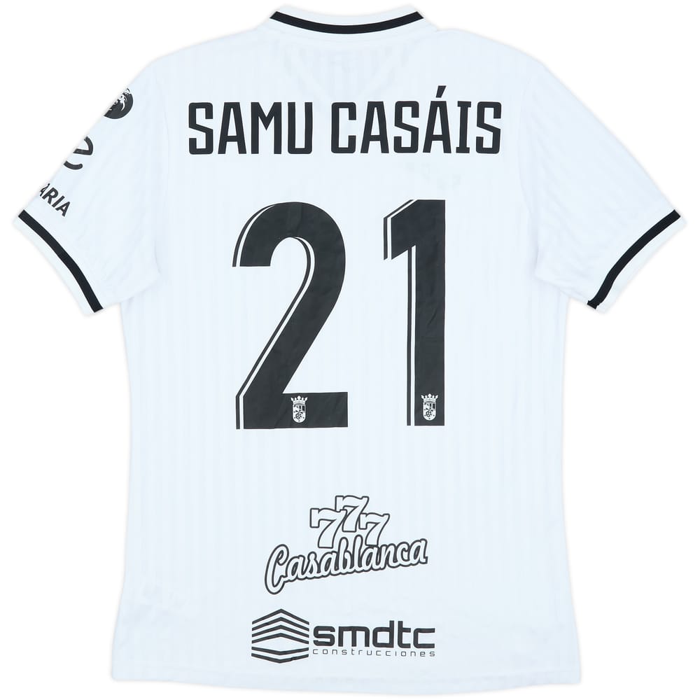 2021-22 AD Ceuta Home Shirt Samu Casais #21 - 9/10 - (M)