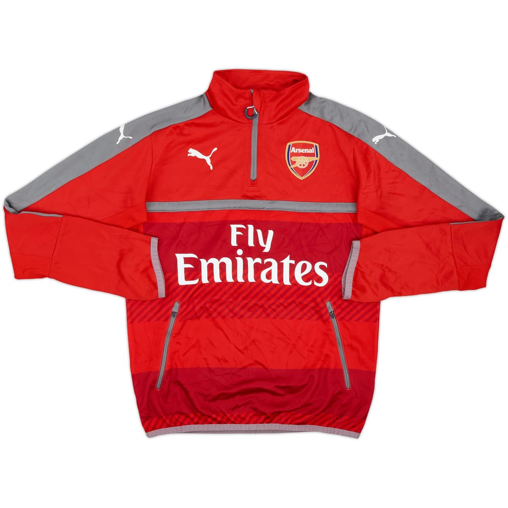 2016-17 Arsenal Puma 1/4 Zip Training Top - 8/10 - (S)