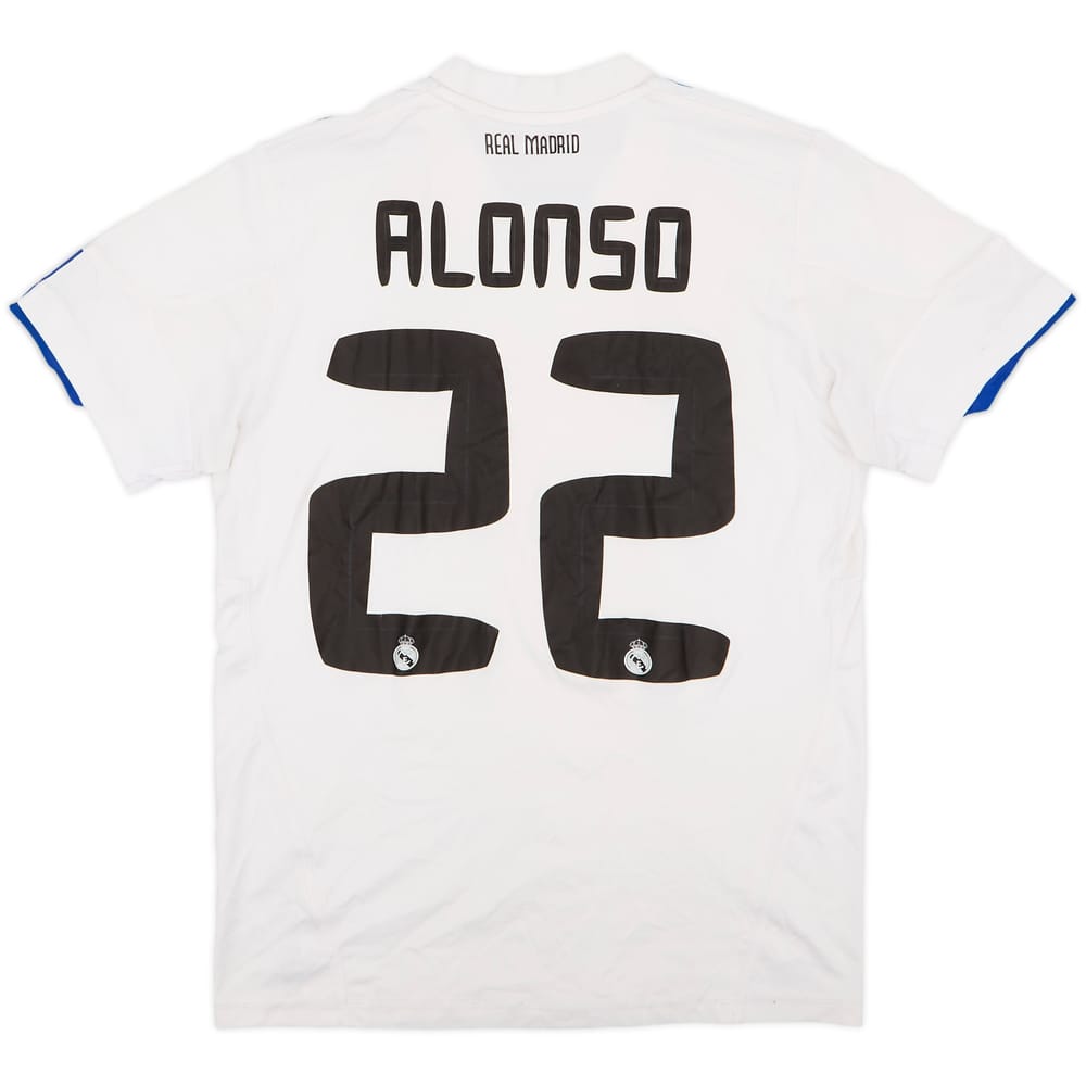 2010-11 Real Madrid Home Shirt Alonso #22 - 5/10 - (XL.Boys)