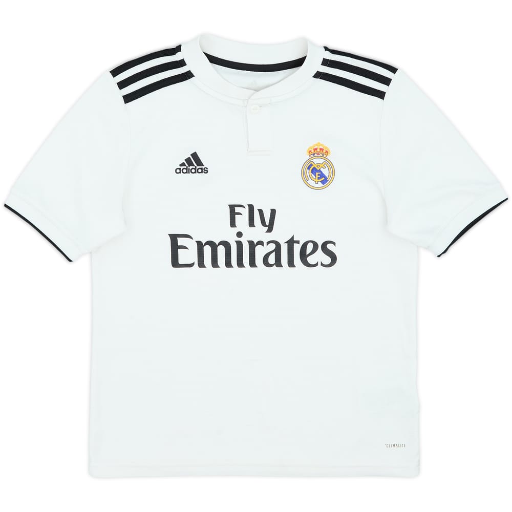 2018-19 Real Madrid Home Shirt - 8/10 - (M.Boys)