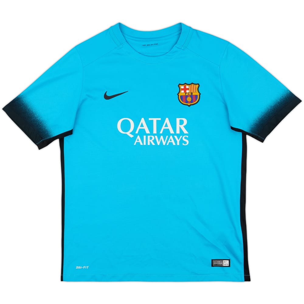 2015-16 Barcelona Third Shirt - 7/10 - (XL.Boys)