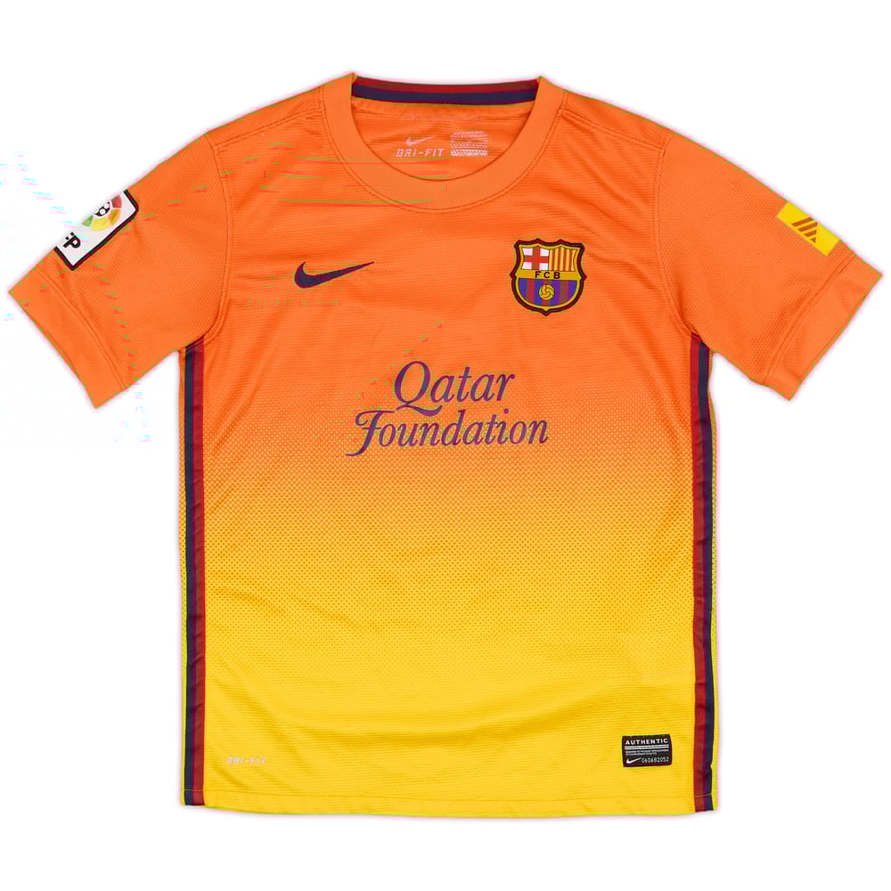 2012-13 Barcelona Away Shirt - 6/10 - (M.Boys)