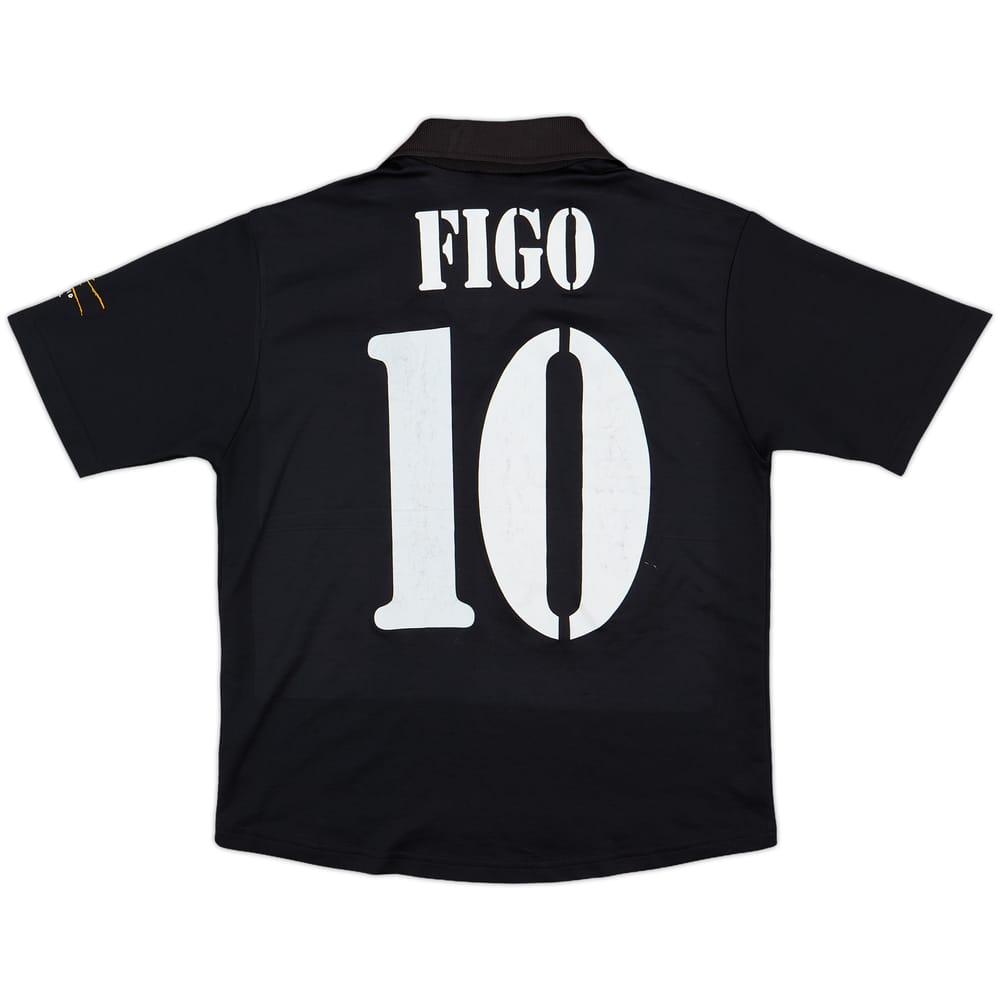 2001 Real Madrid Away Shirt Figo #10 - 8/10 - (L.Boys)