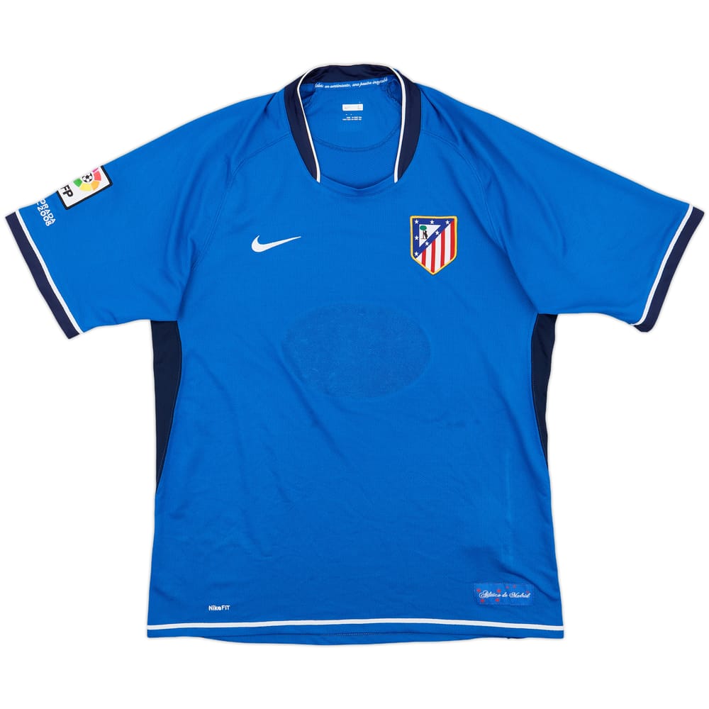 2007-08 Atletico Madrid Away Shirt - 4/10 - (L)