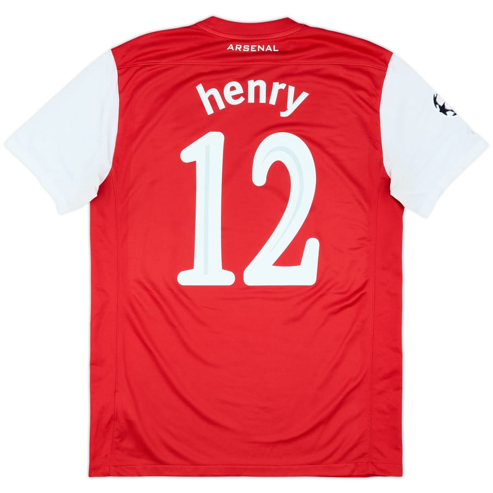 2011-12 Arsenal Home Shirt Henry #12 - 5/10 - (M)