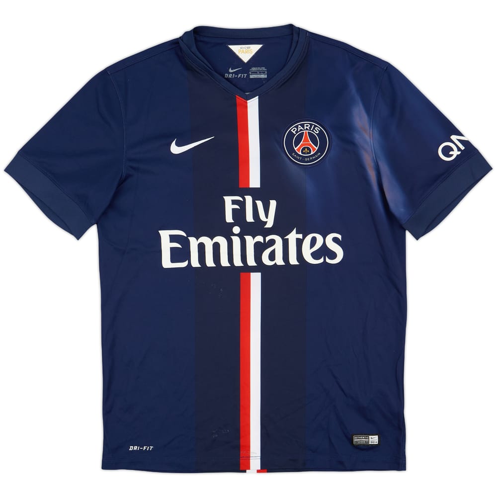 2014-15 Paris Saint-Germain Home Shirt - 4/10 - (M)