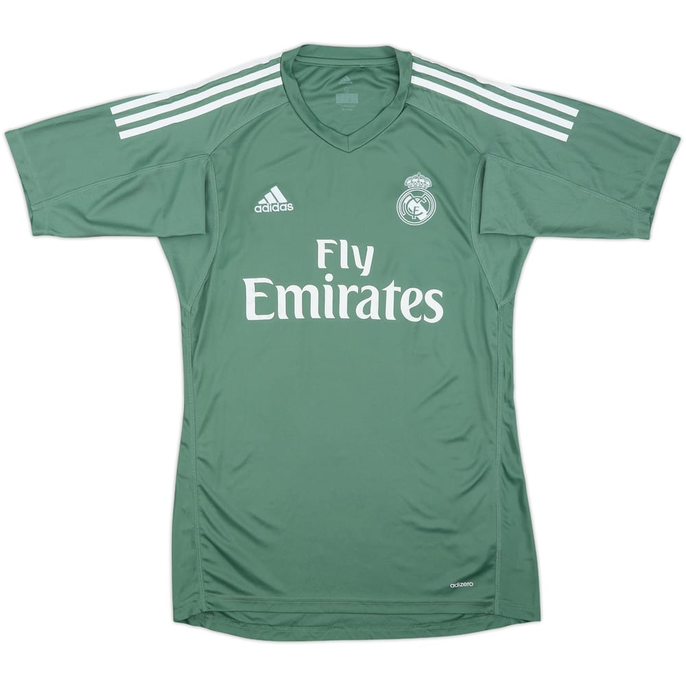 2017-18 Real Madrid GK S/S Shirt - 7/10 - (S)