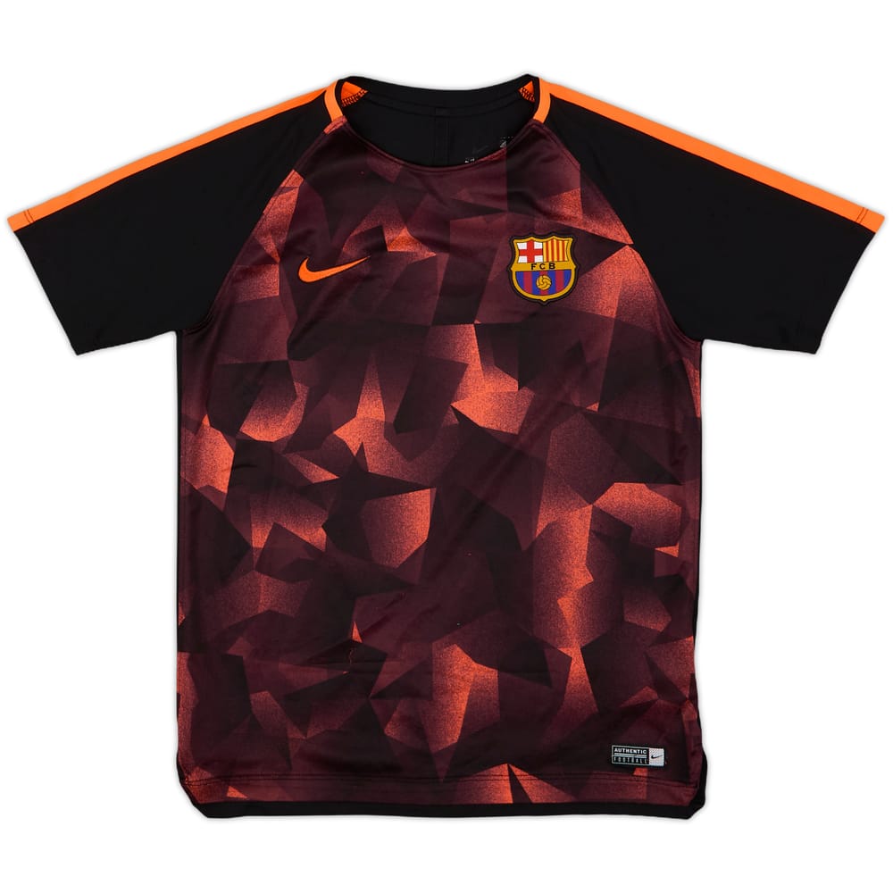 2017-18 Barcelona Nike Training Shirt - 7/10 - (L.Boys)