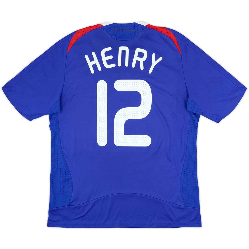 2007-08 France Home Shirt Henry #12 - 7/10 - (L)