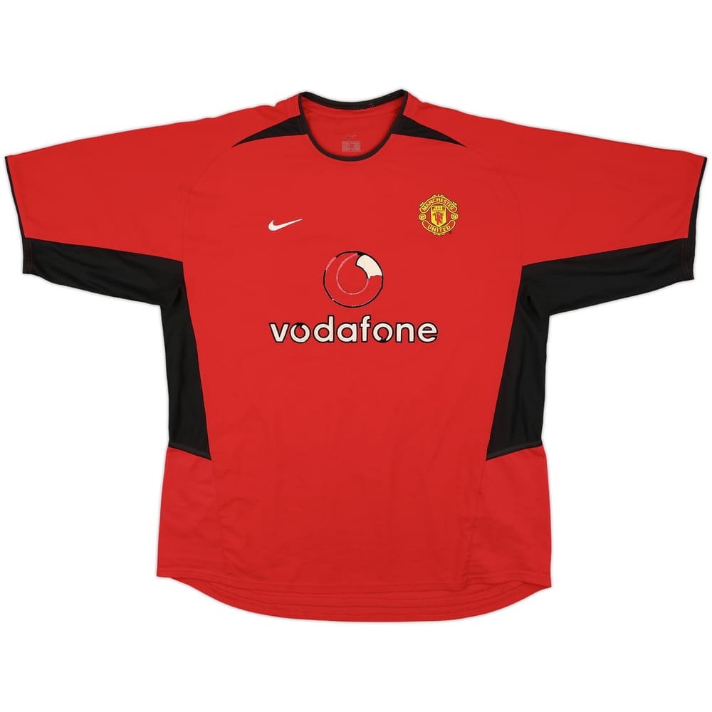 2002-04 Manchester United Home Shirt - 4/10 - (XL)