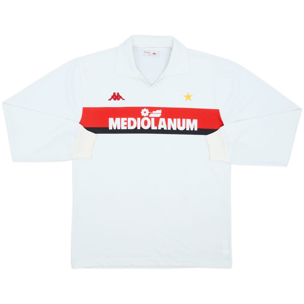 1987-88 AC Milan Away L/S Shirt - 9/10 - (L)