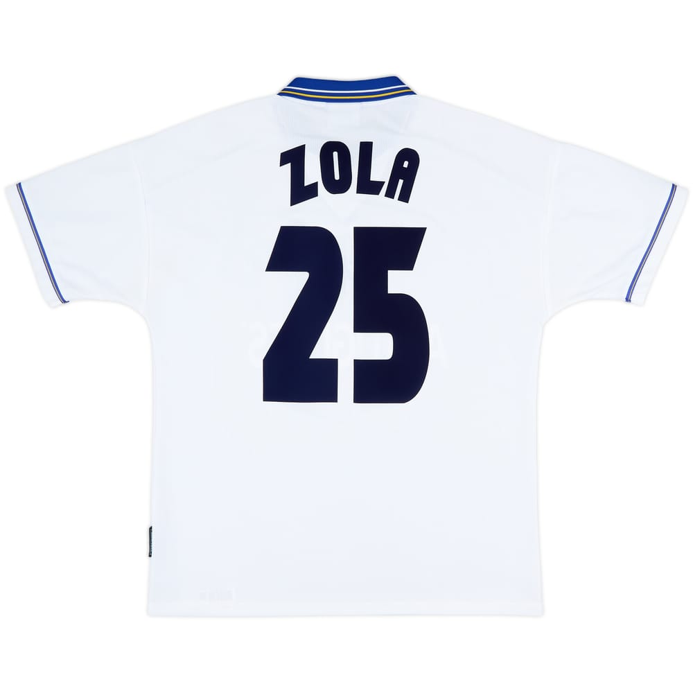 1998-00 Chelsea Away Shirt Zola #25 - 8/10 - (L)