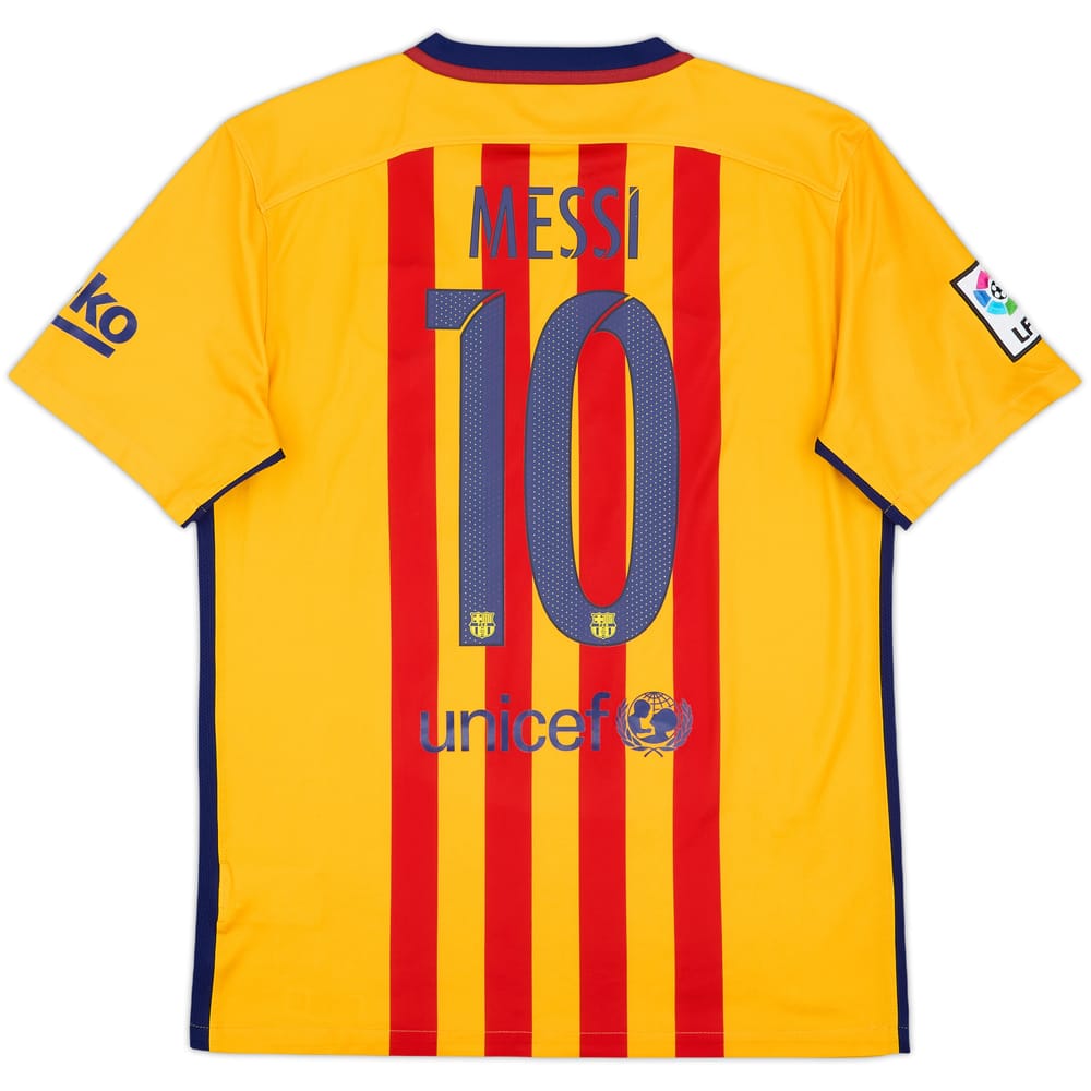 2015-16 Barcelona Away Shirt Messi #10 - 8/10 - (M)