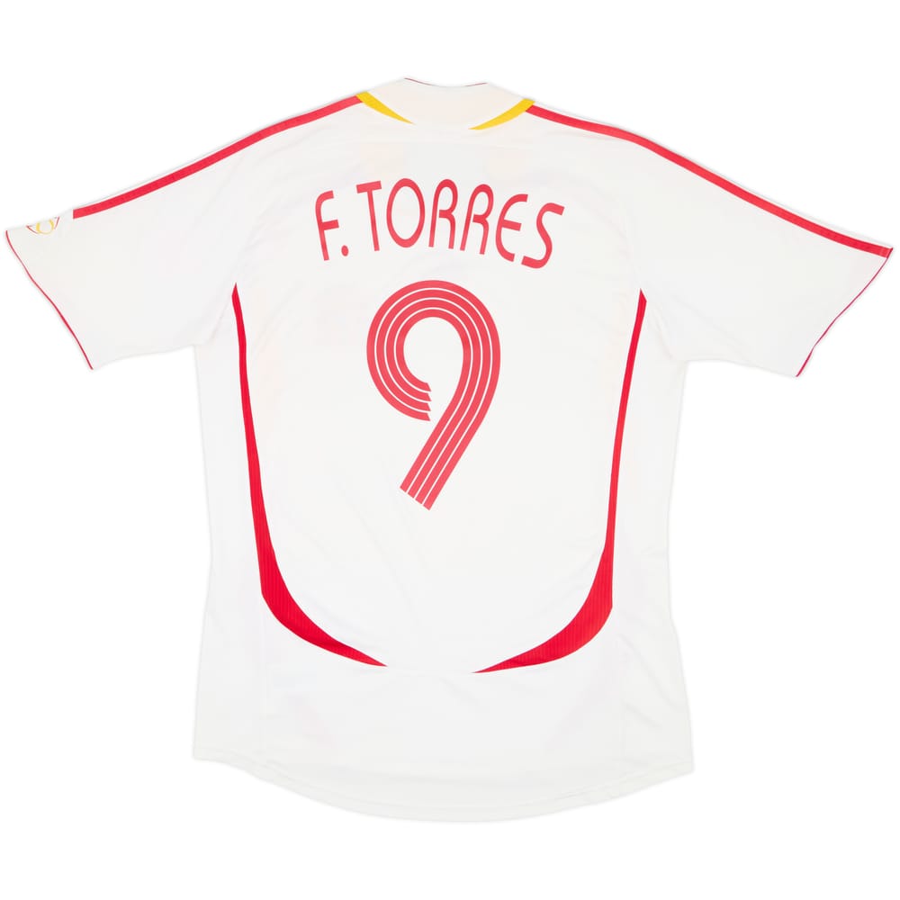 2006-08 Spain Away Shirt F.Torres #9 - 6/10 - (M)