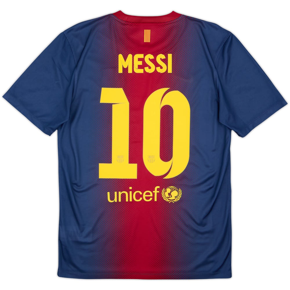 2012-13 Barcelona Basic Home Shirt Messi #10 - 5/10 - (S)