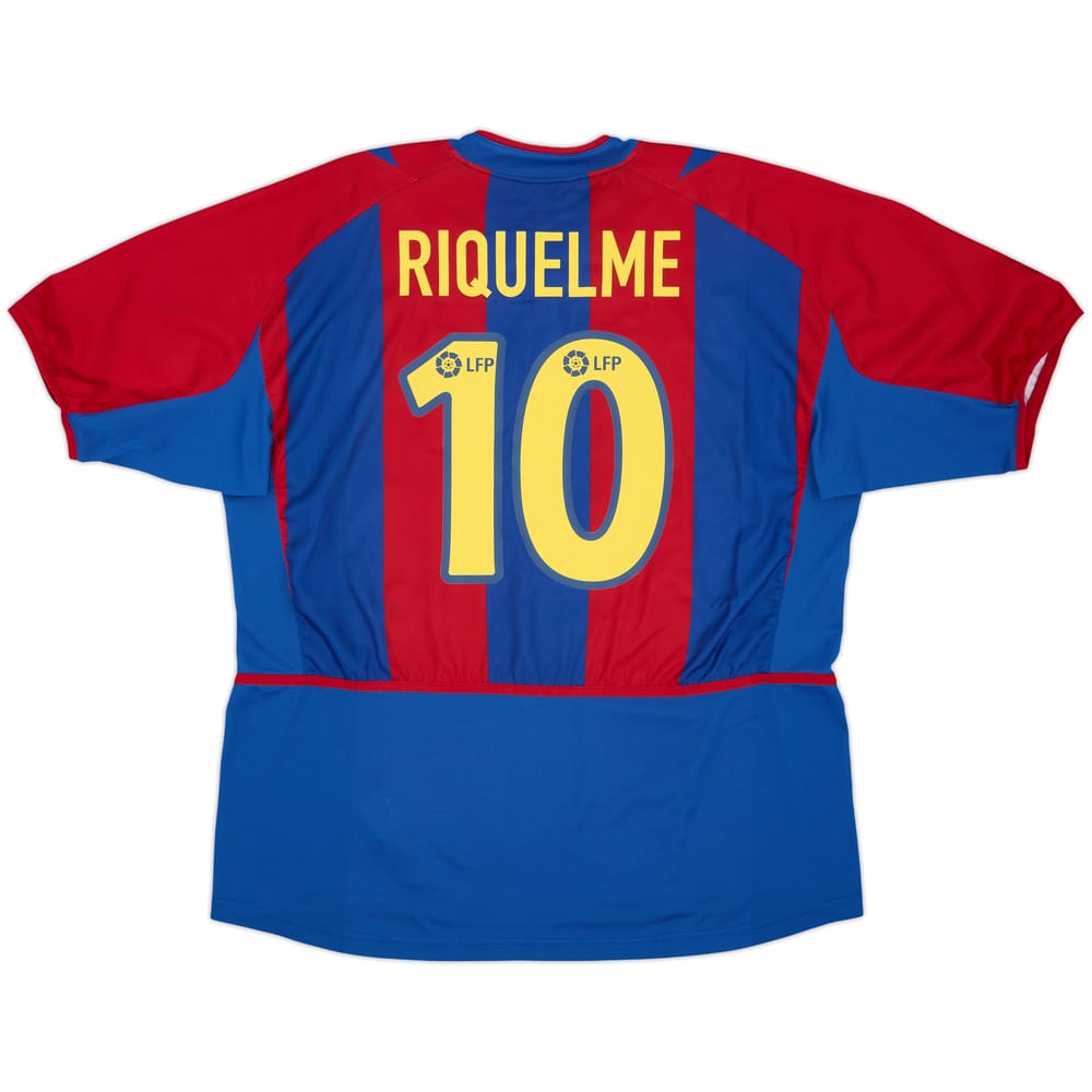 2002-03 Barcelona Camiseta Local Riquelme #10 - 8/10 - (XL)