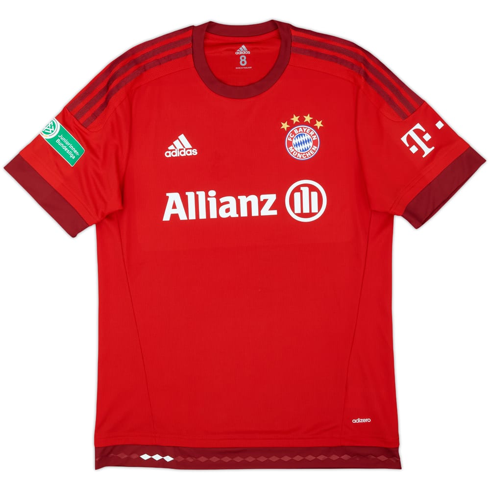 2015-16 Bayern Munich Women's Player Issue Home Shirt - 8/10 - (Men's L)