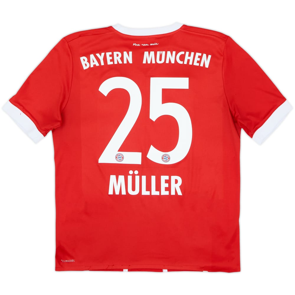 Camiseta de local del Bayern Munich 2017-18 Muller #25 - 4/10 - (15-16 años)
