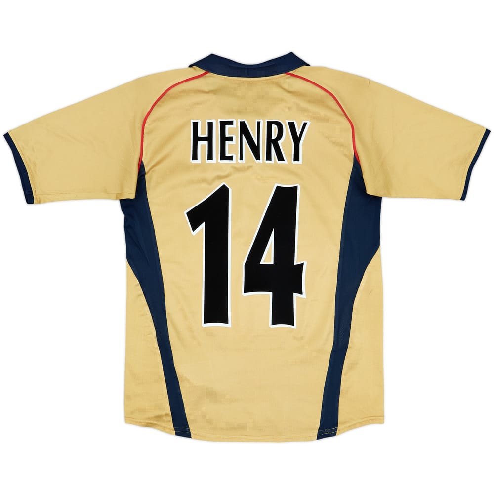 2001-02 Arsenal Away Shirt Henry #14 - 8/10 - (14-15 Years)