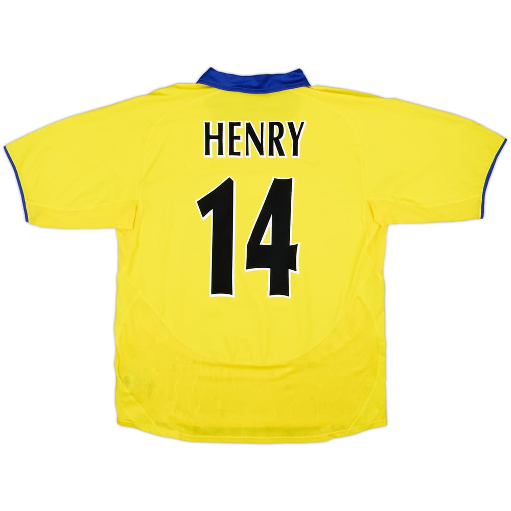 2003-05 Arsenal Away Shirt Henry #14 - 9/10 - (L)