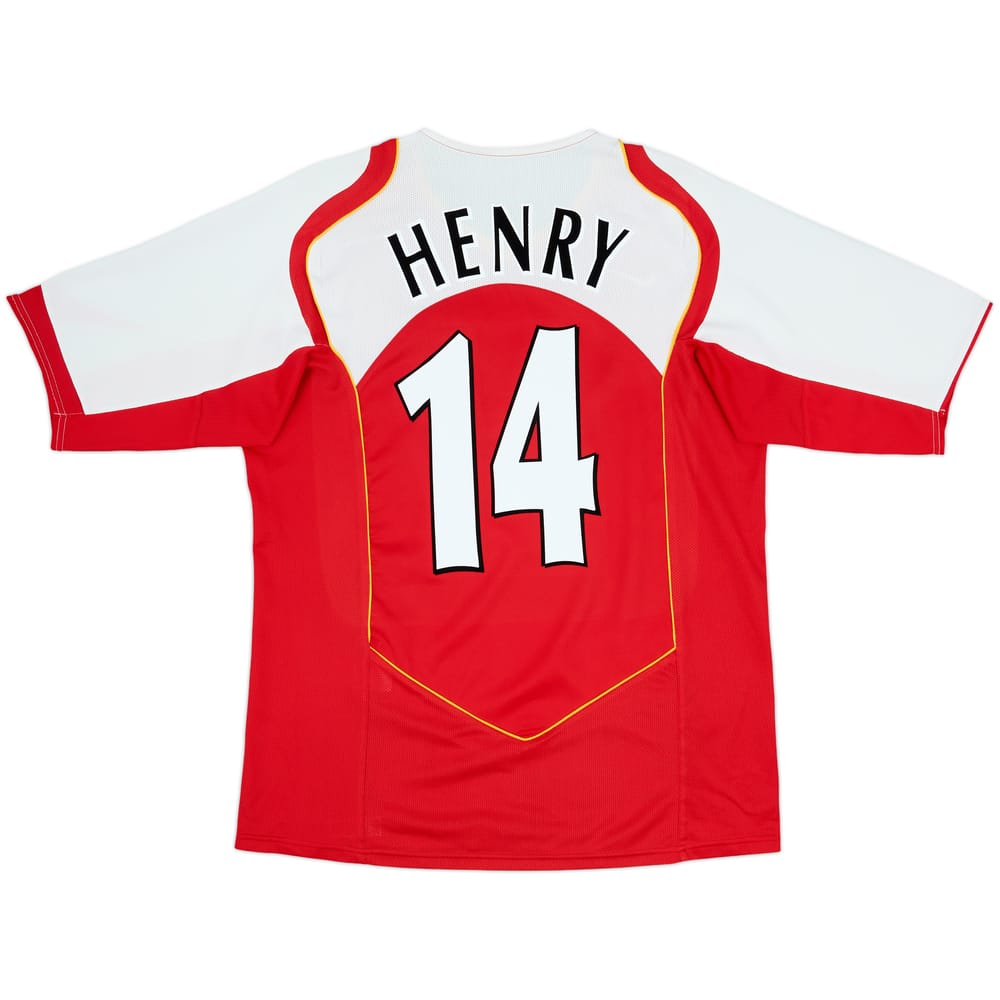 2004-05 Arsenal Home Shirt Henry #14 - 8/10 - (L)