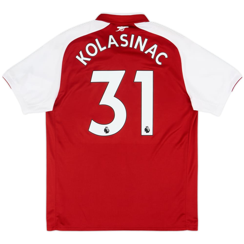 2017-18 Arsenal Home Shirt Kolasinac #31 - 9/10 - (L)