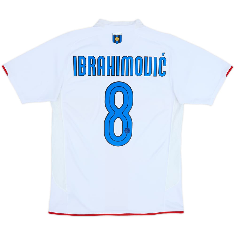 2007-08 Inter Milan Centenary Away Shirt Ibrahimovic #8 - 8/10 - (M)