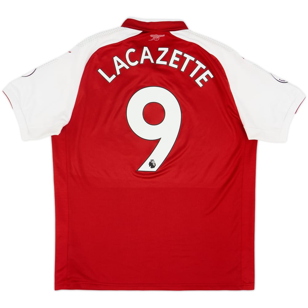 2017-18 Arsenal Home Shirt Lacazette #9 - 7/10 - (L)