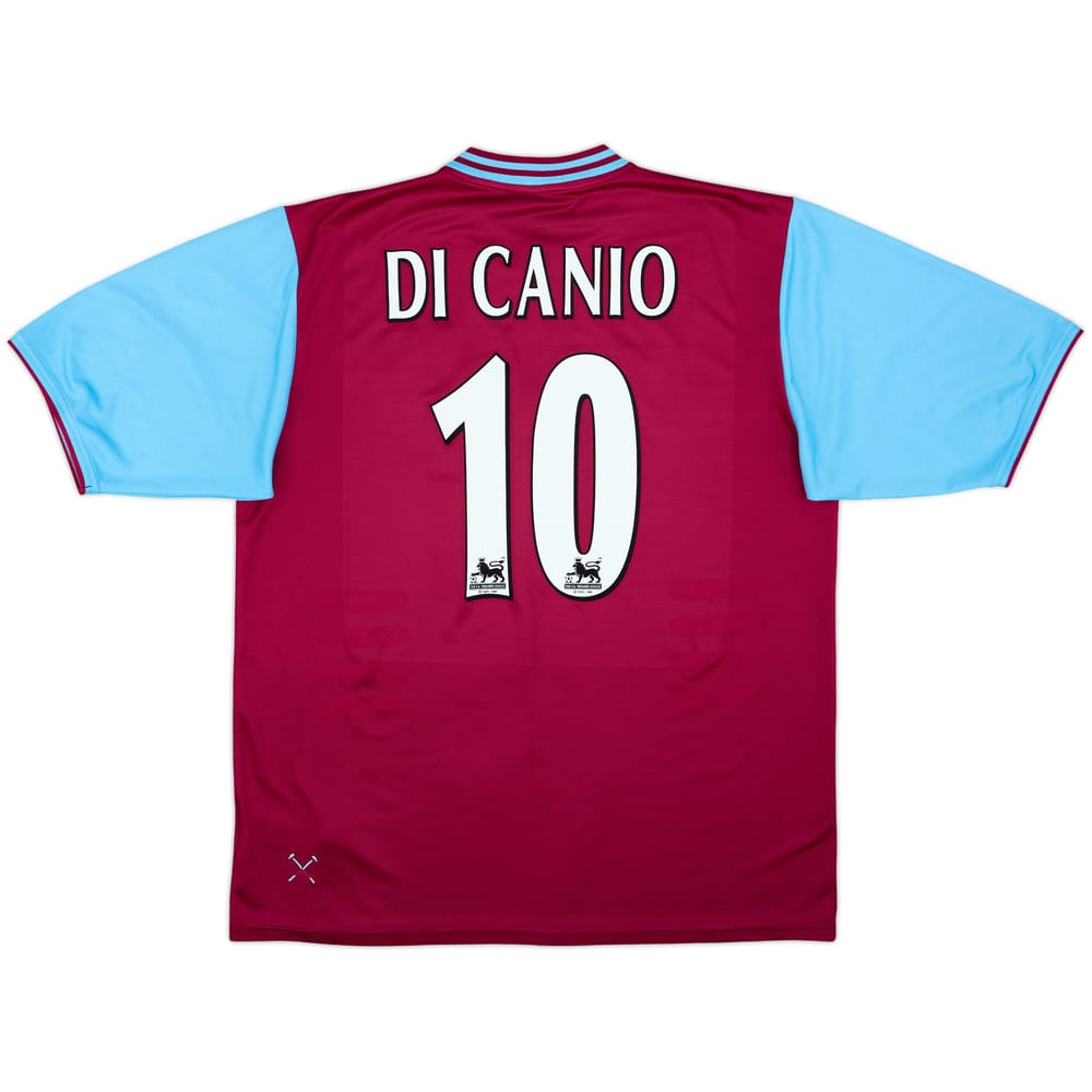 2001-03 West Ham Home Shirt Di Canio #10 - 8/10 - (XXL)
