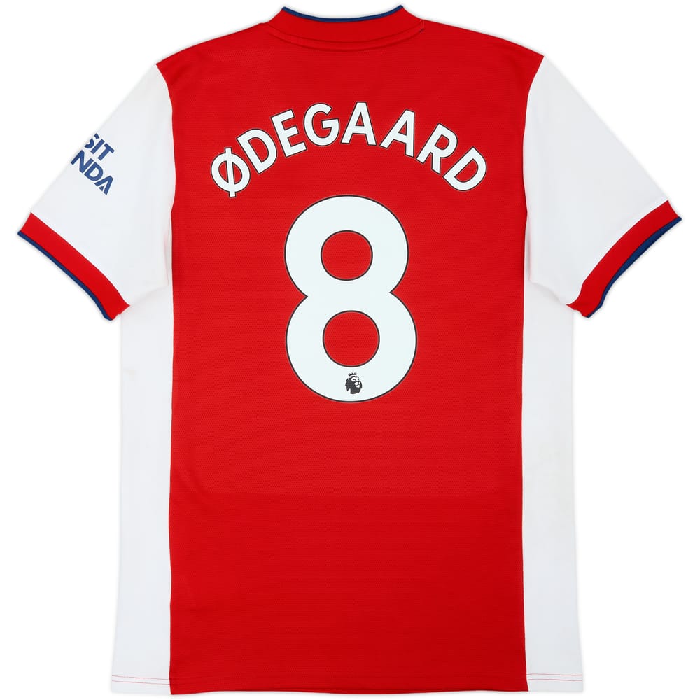 2021-22 Arsenal Home Shirt Odegaard #8 - 5/10 - (M)