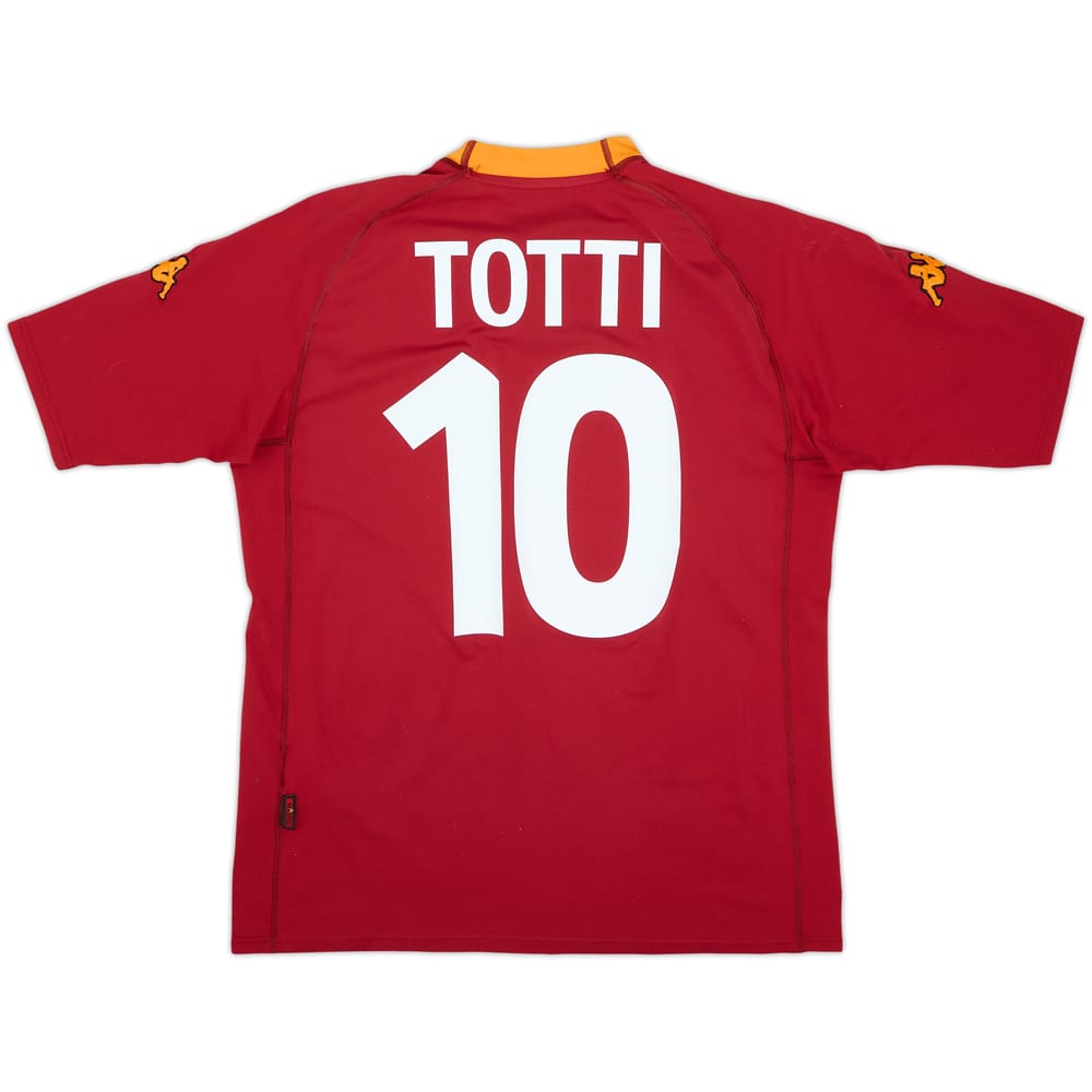 Camiseta de local de la Roma 2000-01 Totti #10 - 6/10 - (XL)