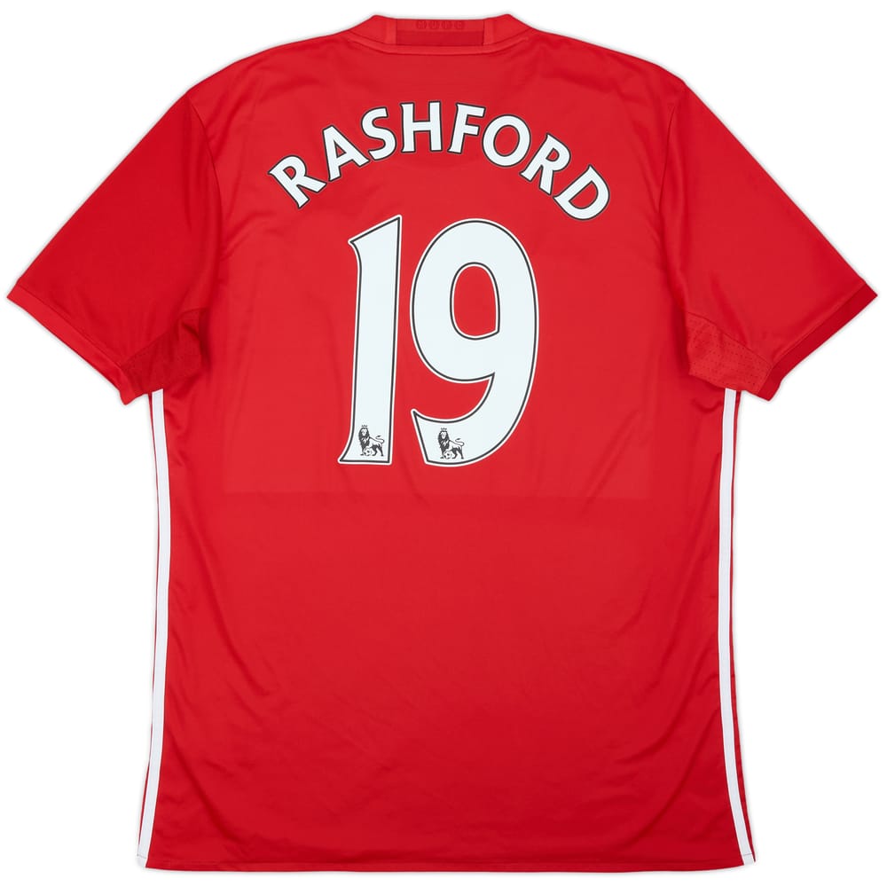2016-17 Manchester United Home Shirt Rashford #19 - 5/10 - (L)