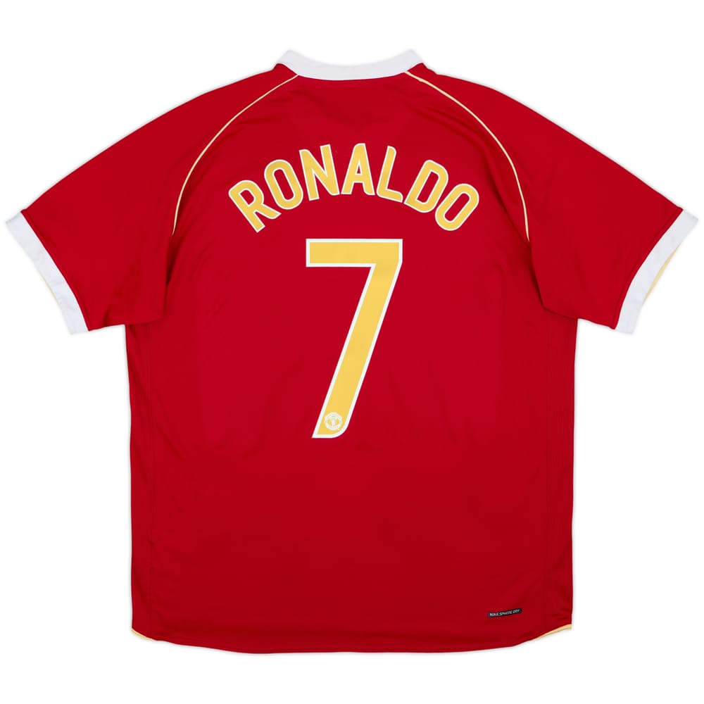 2006-07 Manchester United Home Shirt Ronaldo #7 - 6/10 - (XL)
