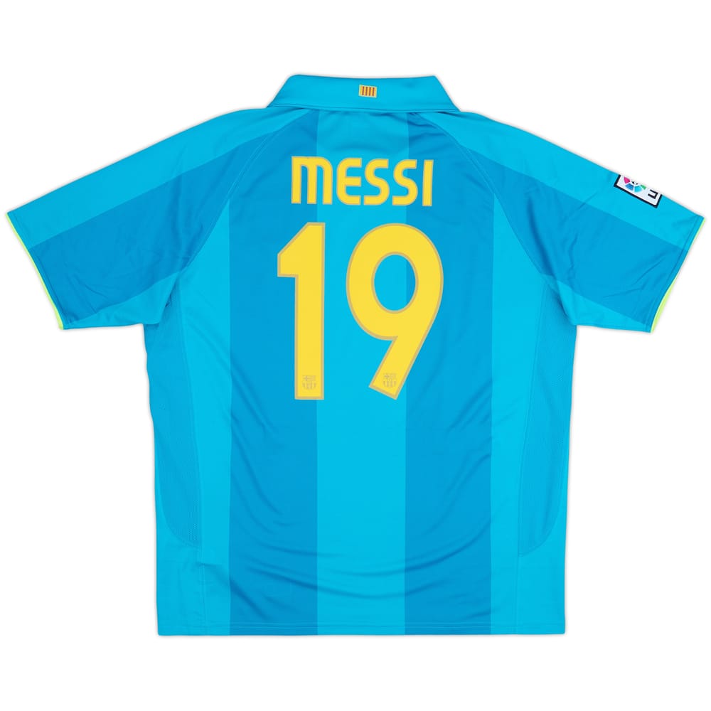2007-09 Barcelona Away Shirt Messi #19 (XL)