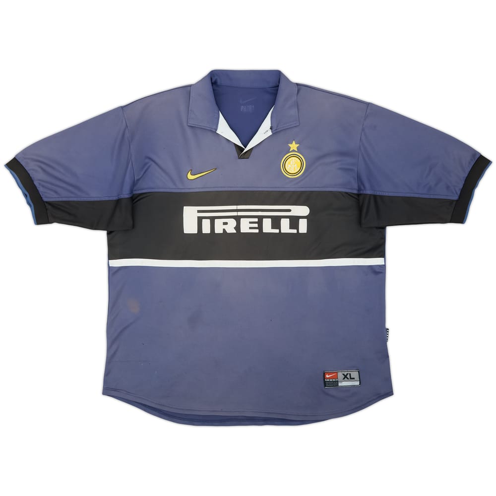 Camiseta de la tercera equipación del Inter Milan 1998-99 - 3/10 - (XL)