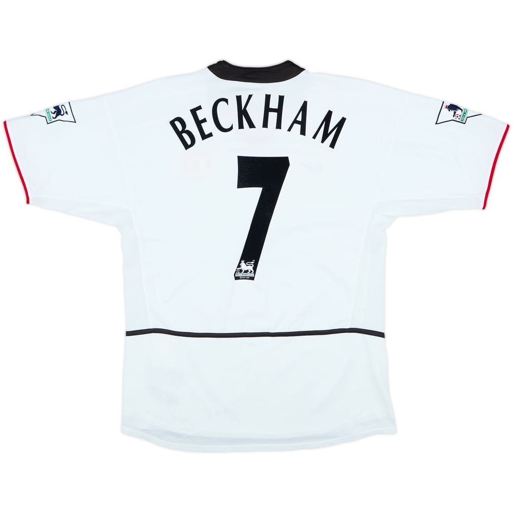 2002-03 Manchester United Away Shirt Beckham #7 - 7/10 - (M)