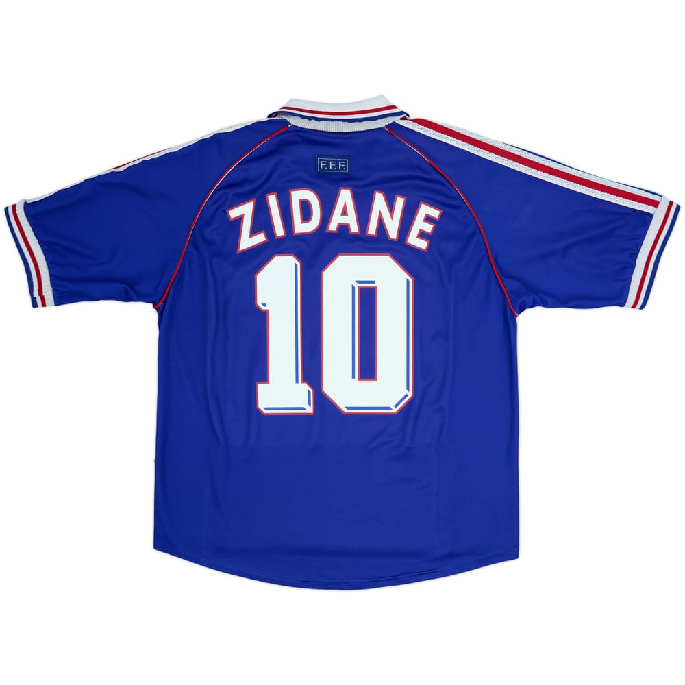 1998-00 France 'Pour Toi Zidane' Home Shirt Zidane #10 - 5/10 - (L)
