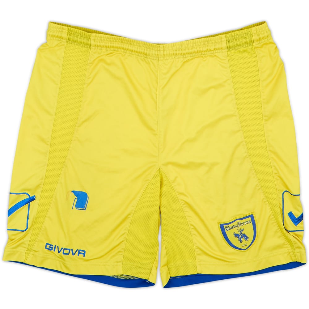 2012-13 Chievo Verona Home Shorts - 4/10 - (XL)