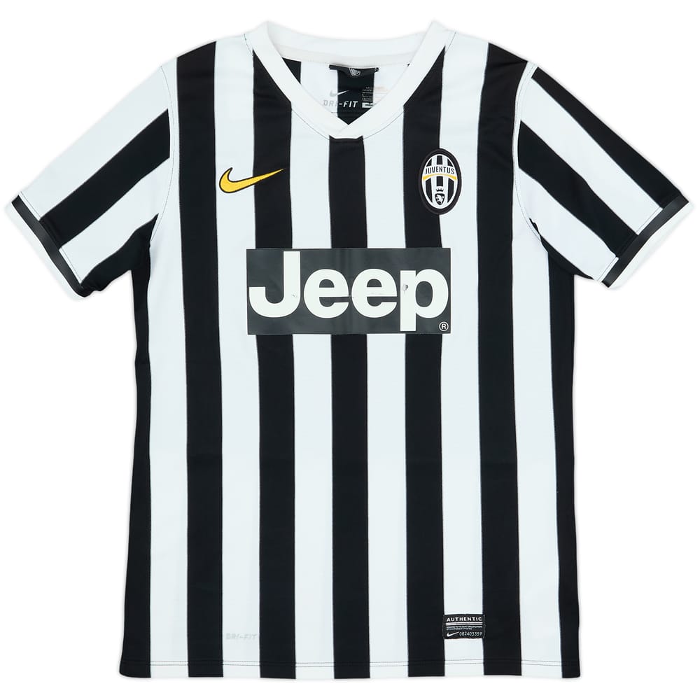 2013-14 Juventus Home Shirt - 5/10 - (L.Boys)
