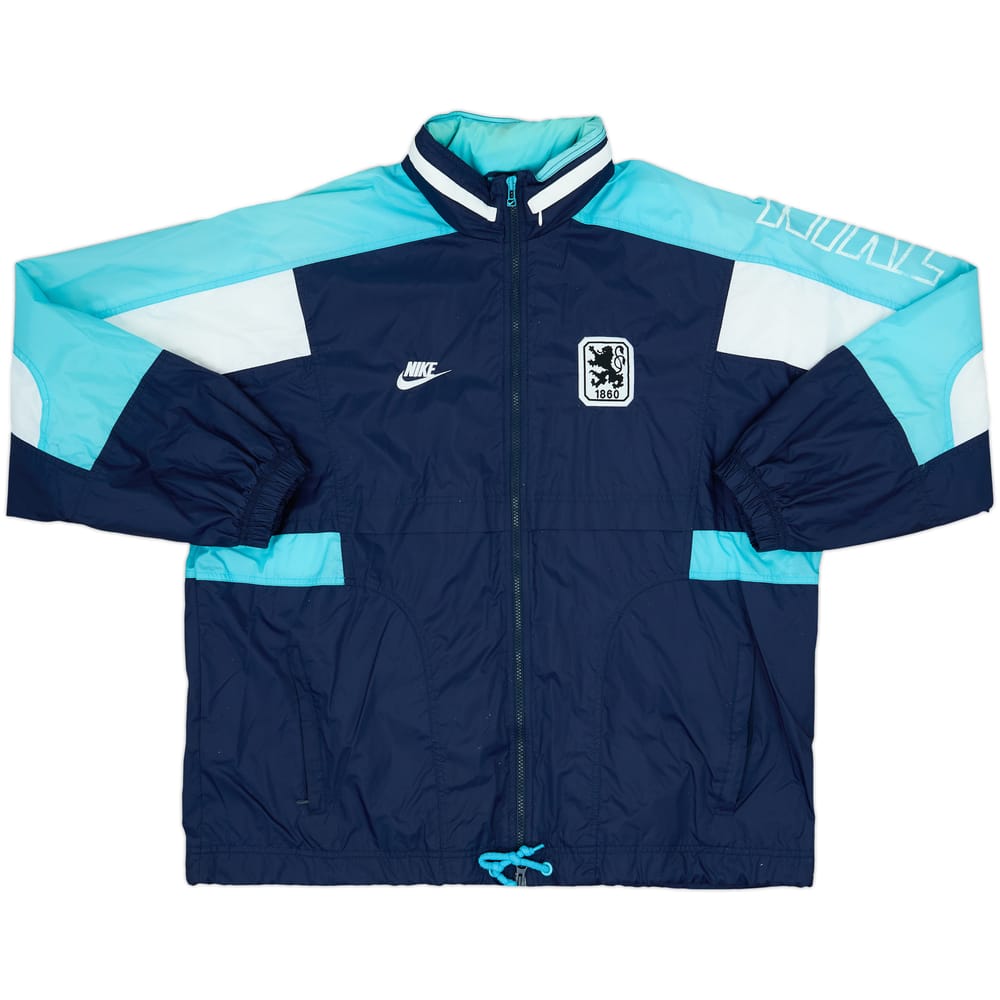 1997-98 1860 Munich Nike Hooded Rain Jacket - 6/10 - (XL)