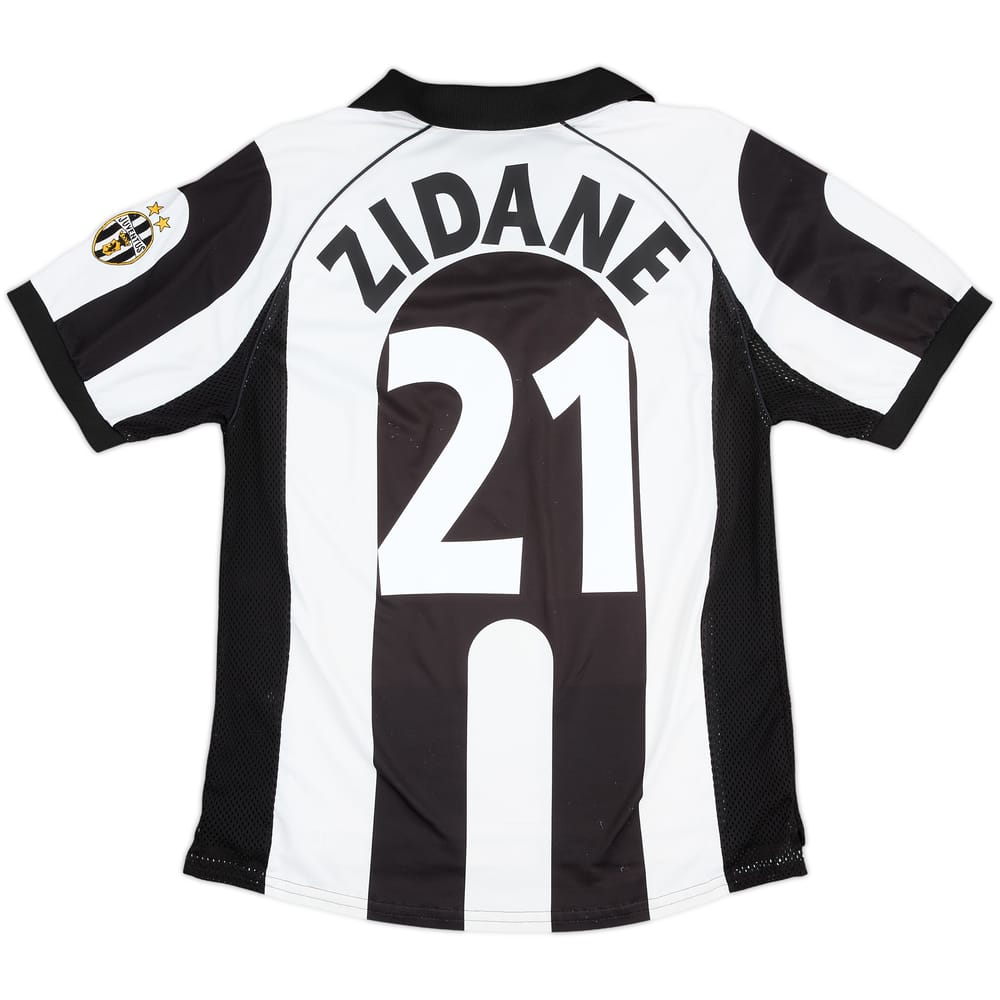1997-98 Juventus Centenary Home Shirt Zidane #21 - 8/10 - (M)