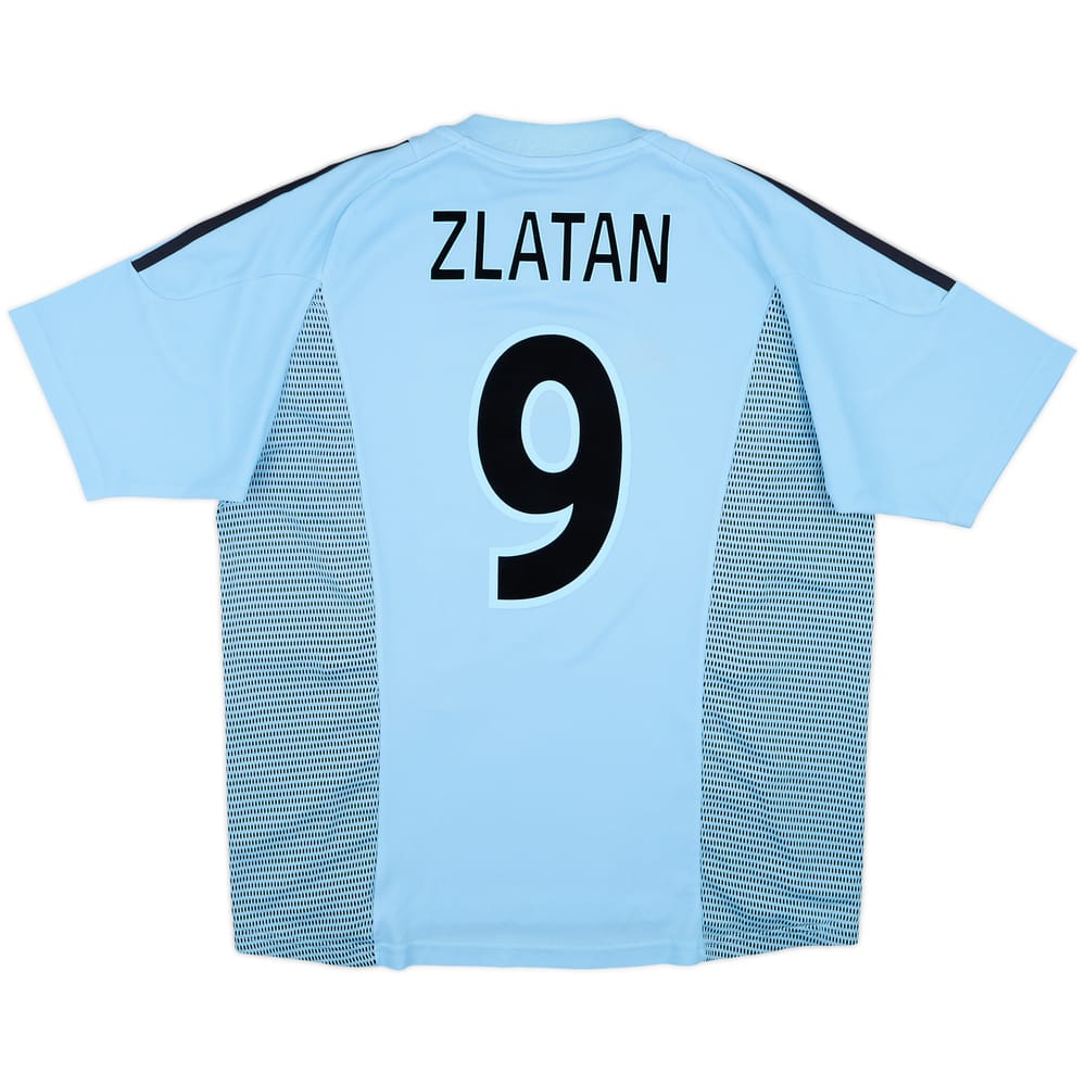 2002-03 Ajax Camiseta Visitante Zlatan #9 - 8/10 - (L)